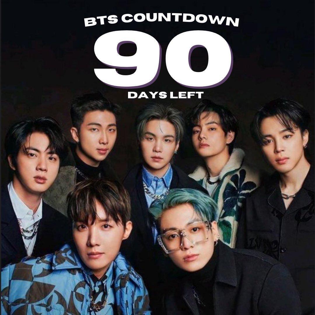 90天后，防弹少年团全体成员将退伍 ​ ​​​