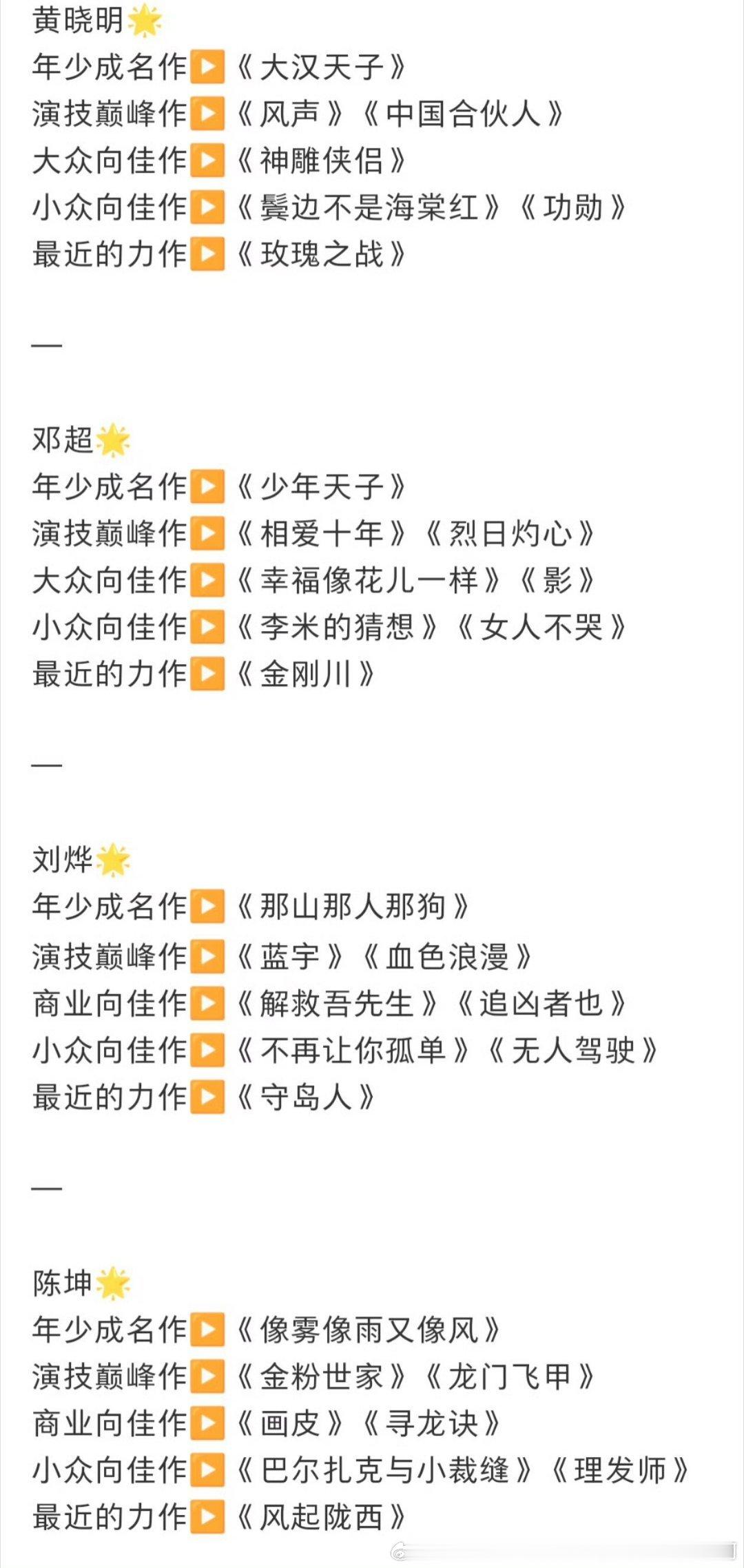 这么看“四大中生”都没多少巅峰小明邓超只在中国合伙人、烈日灼心各自顶上去了那么一
