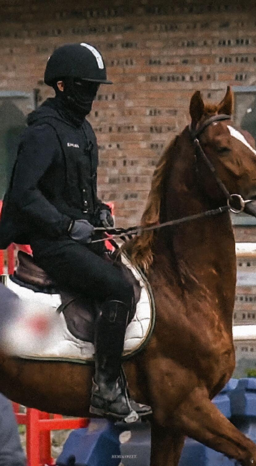 藏海策马江湖 🐎这才是江湖少侠该有的样子！肖战策马穿梭，身姿挺拔、气场全开，每