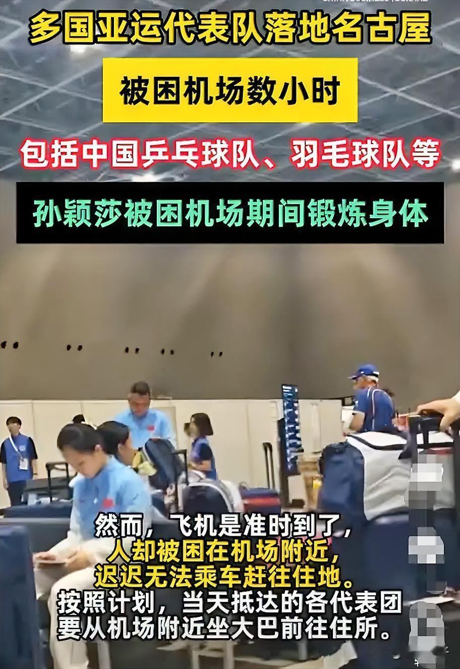 日本亚运会的接待，真让人一言难尽。中国体操队21个人落地，组委会系统里就查到2个