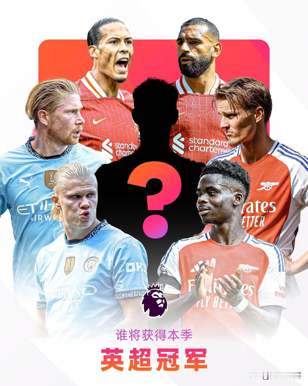 无奖竞猜：你认为本赛季英超联赛冠军将会花落谁家？