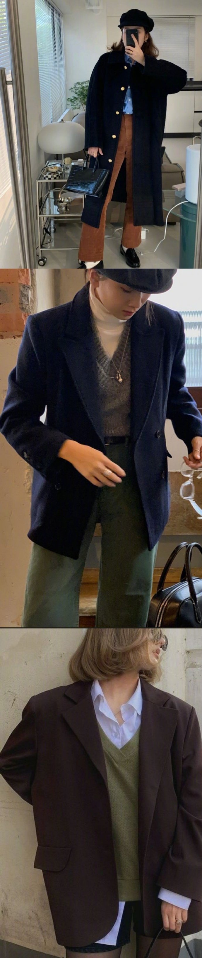 时髦又保暖的秋冬审美穿搭 ​​​