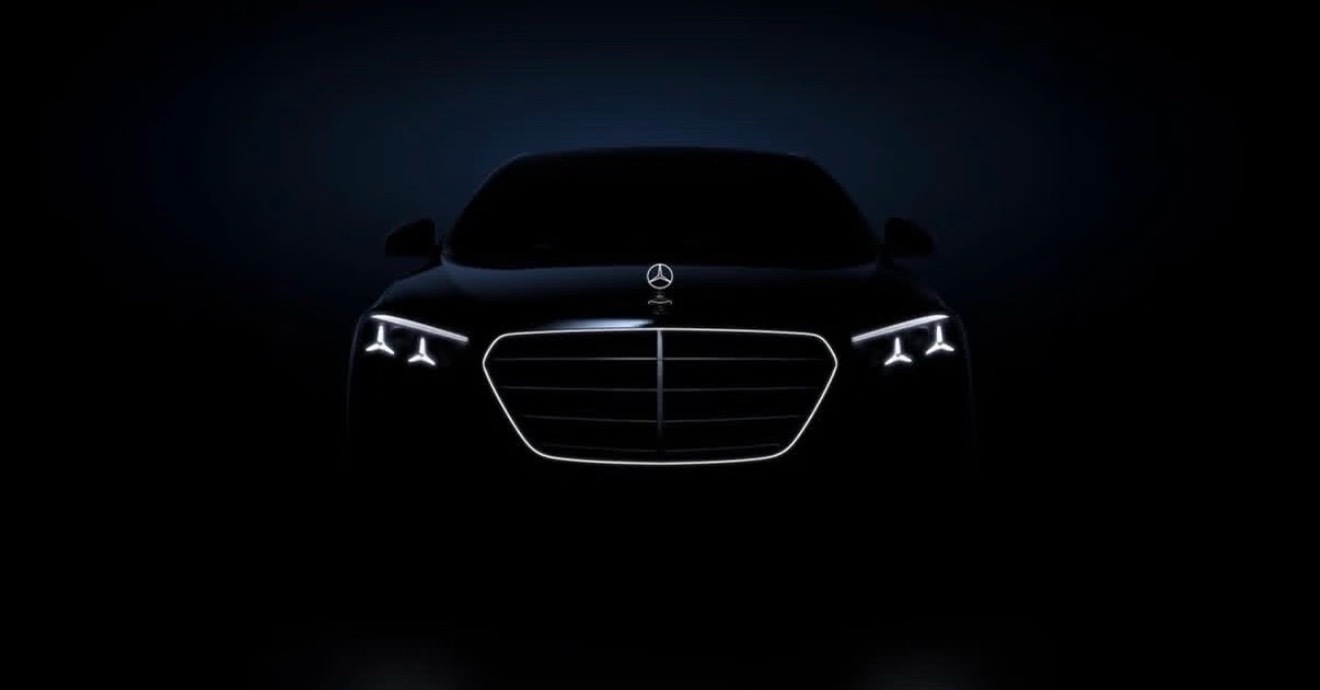中期改款的奔驰S要来了这回要用家族统一的星星⭐造型的大灯了 北京