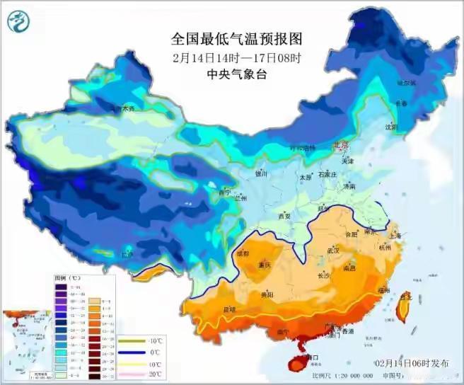 完整榜单 | 中央气象台继续发布寒潮蓝色预警

当寒潮来袭，城市的每一个角落似乎