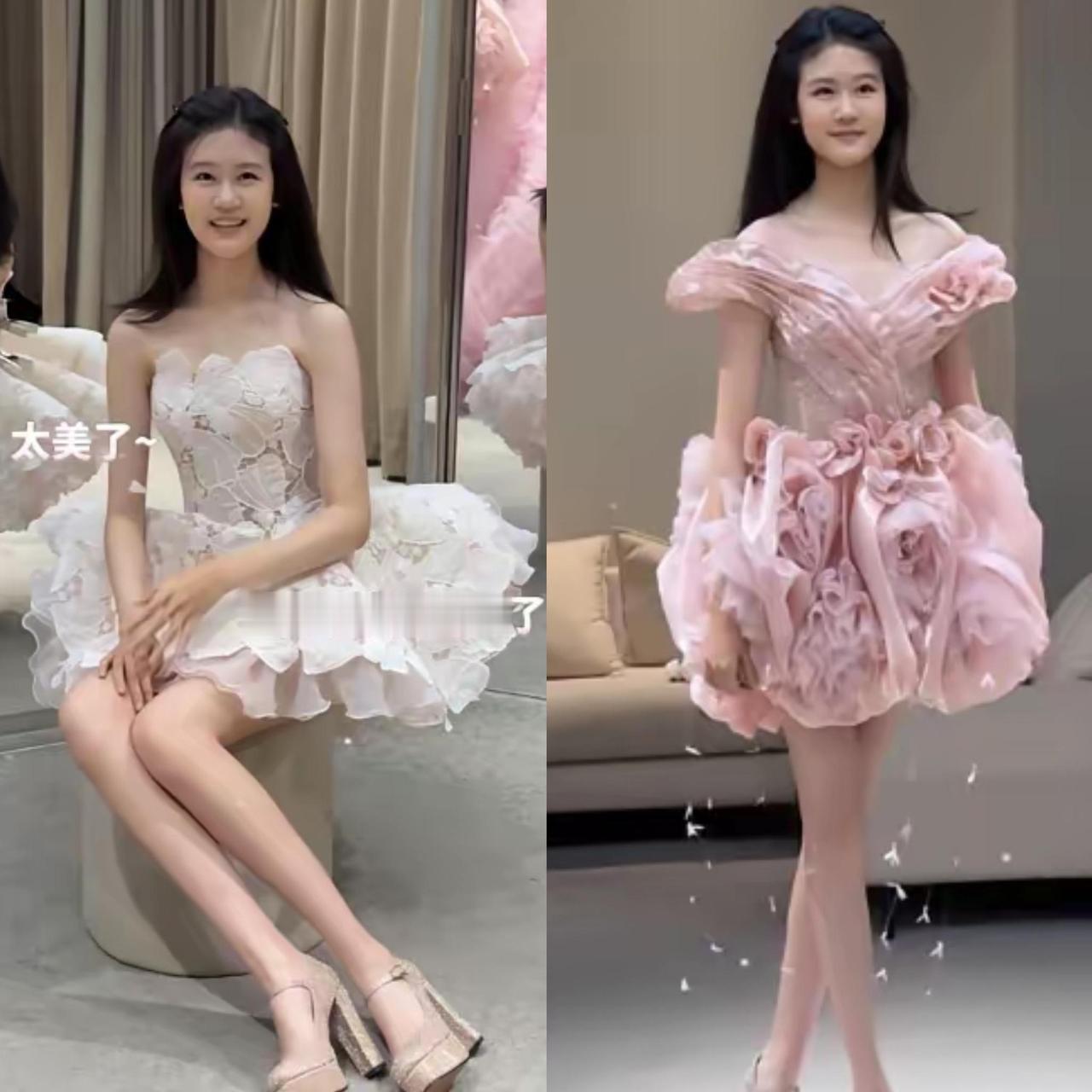 陆毅大女儿贝儿，
哪哪都长的好看，
肤白貌美大长腿，但唯有一点，美中不足，那就是