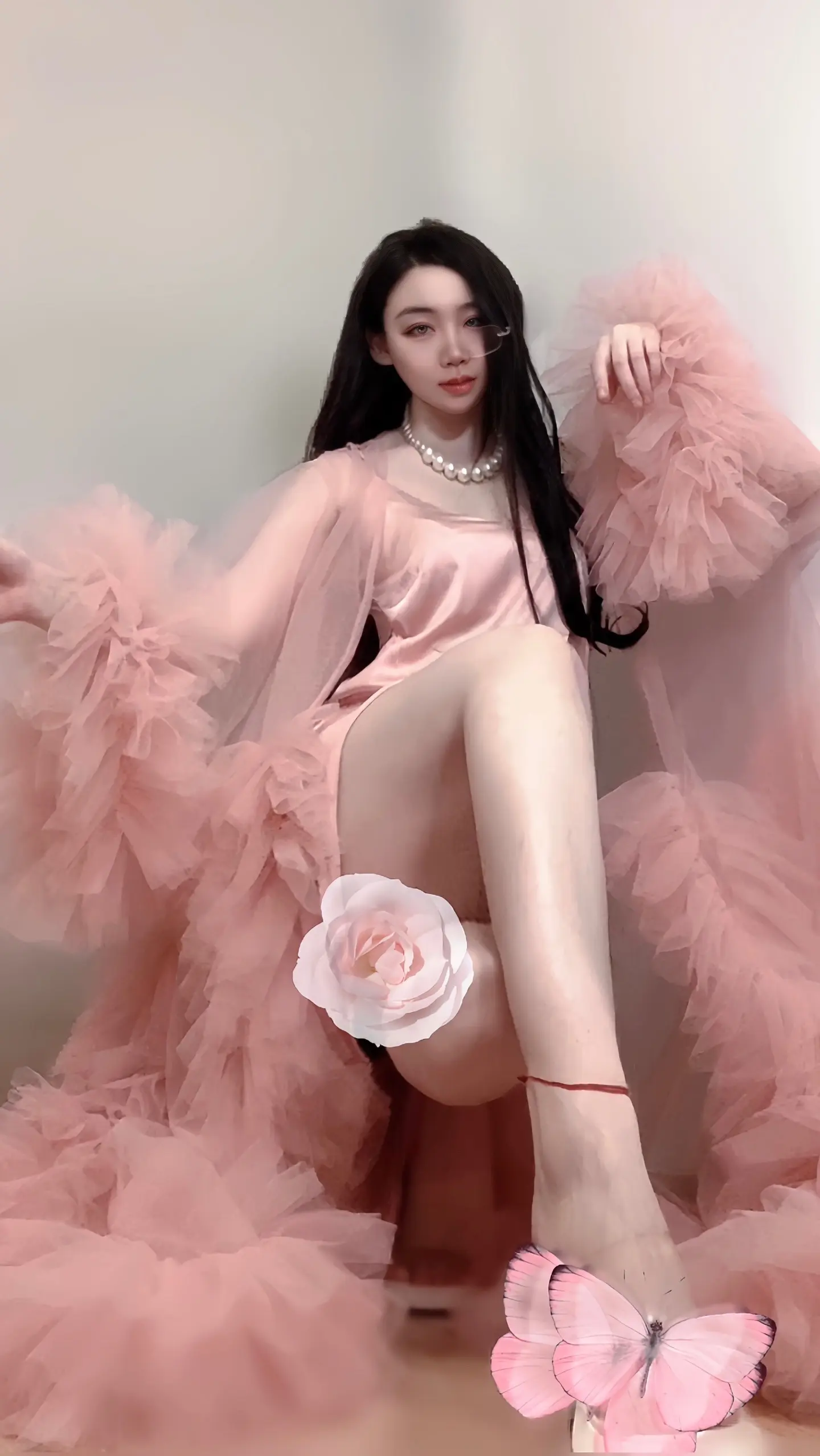 50岁依然保持好状态之。8婚准备穿这个晨袍结