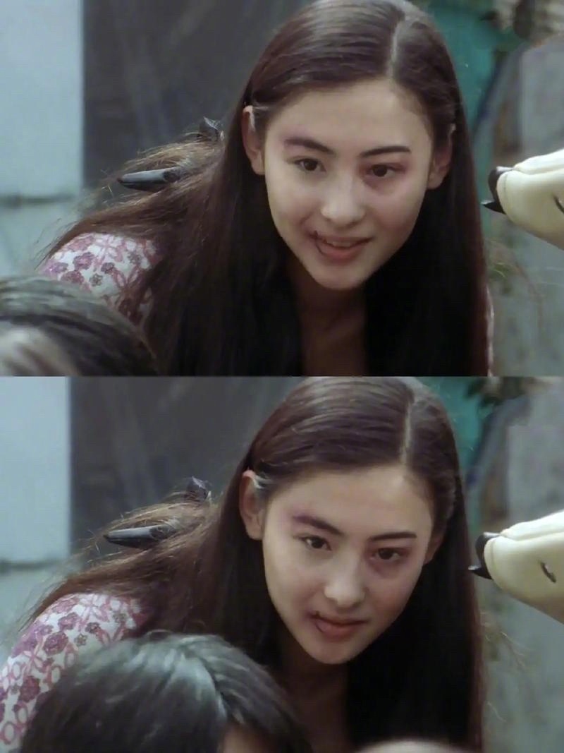 可是张柏芝还是觉得自己的美比不过黎姿，还经常羡慕别的美人，哪怕看到自己各个时期的