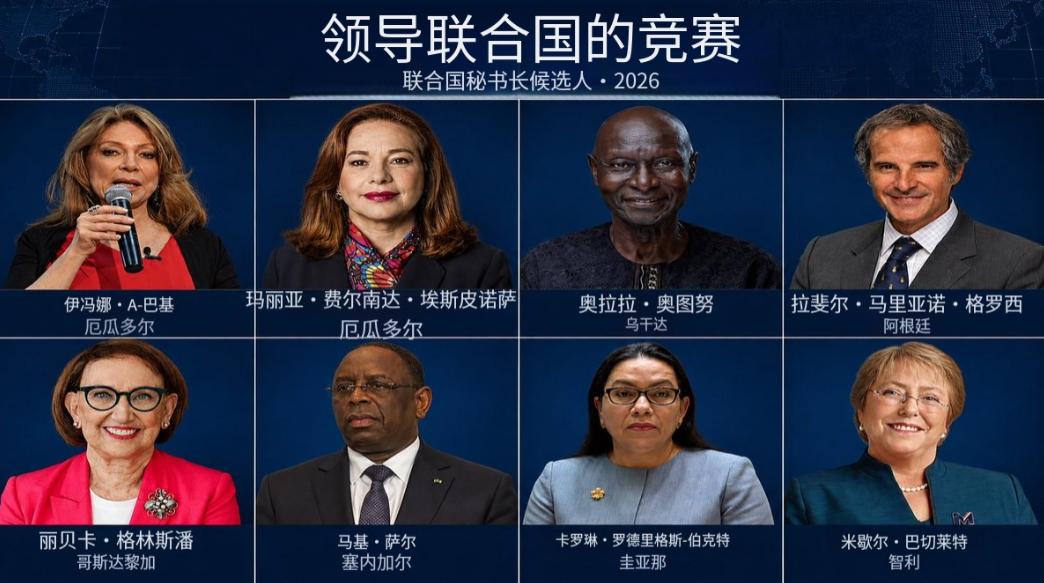 联合国秘书长古特雷斯年底卸任，8位候选人正角逐接班。就在这节骨眼上，美国抢先出手