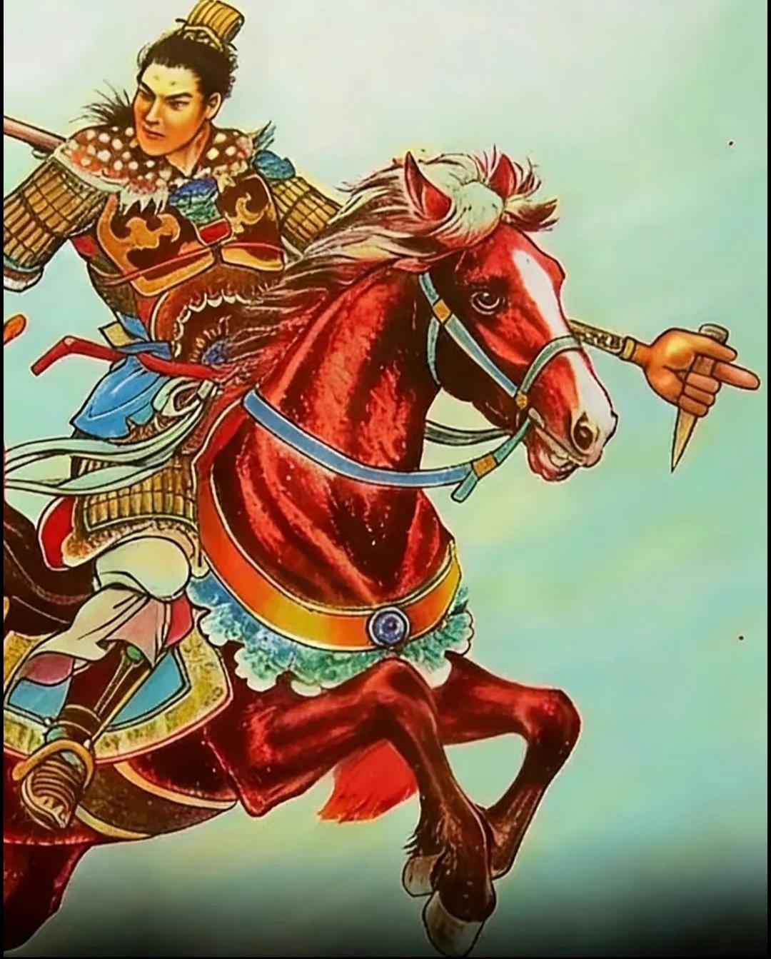 这是哪位猛将，用的什么兵器？