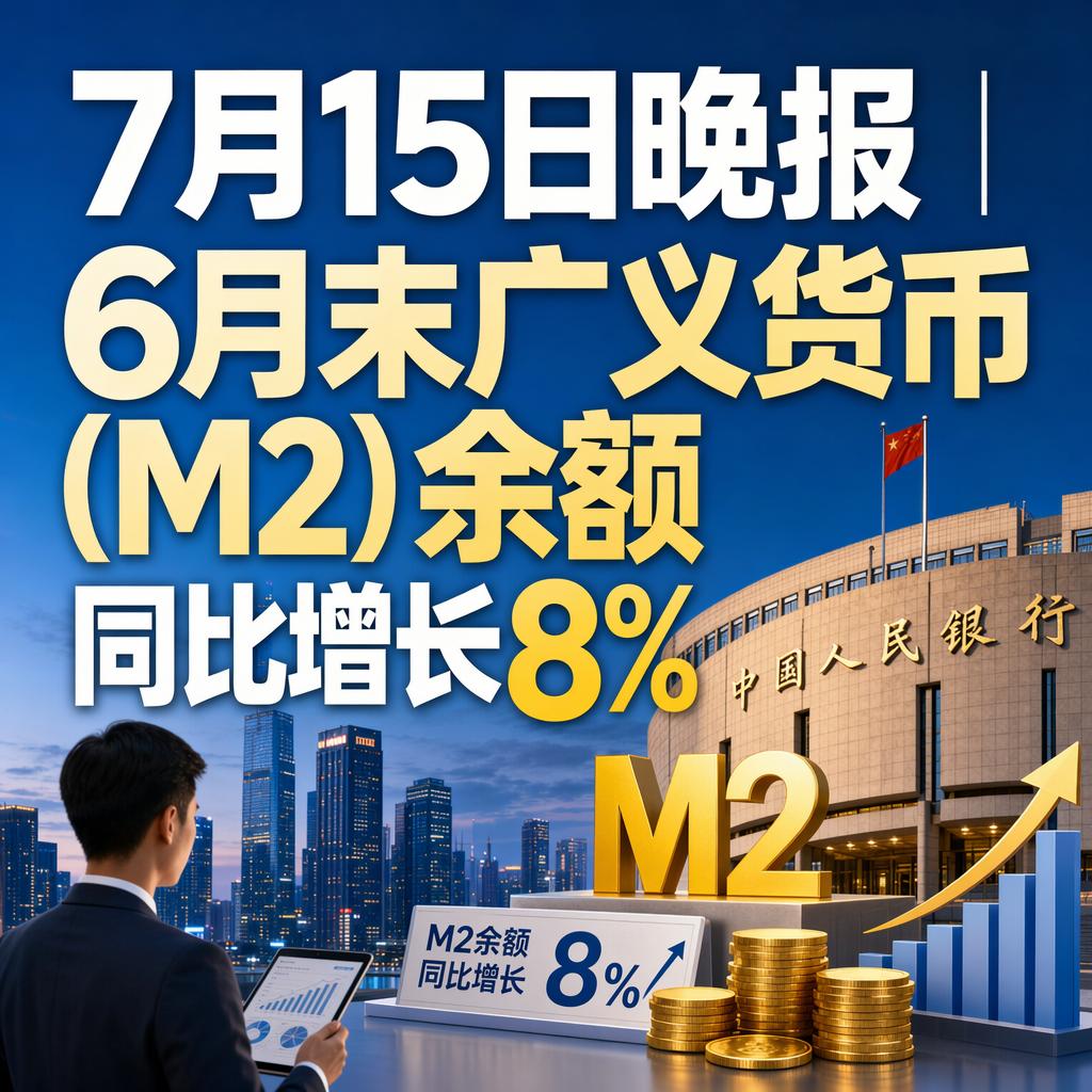 突发！我国存量货币逼近357万亿，央行却给出一个反常信号。
6月末，广义货币M2
