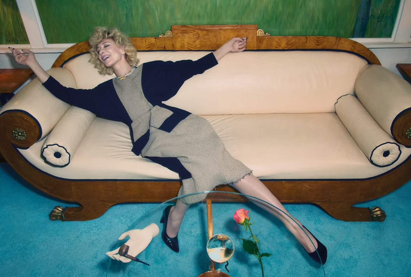 凯特·布兰切特 x《Harper’s Bazaar UK》，由摄影师Emma S