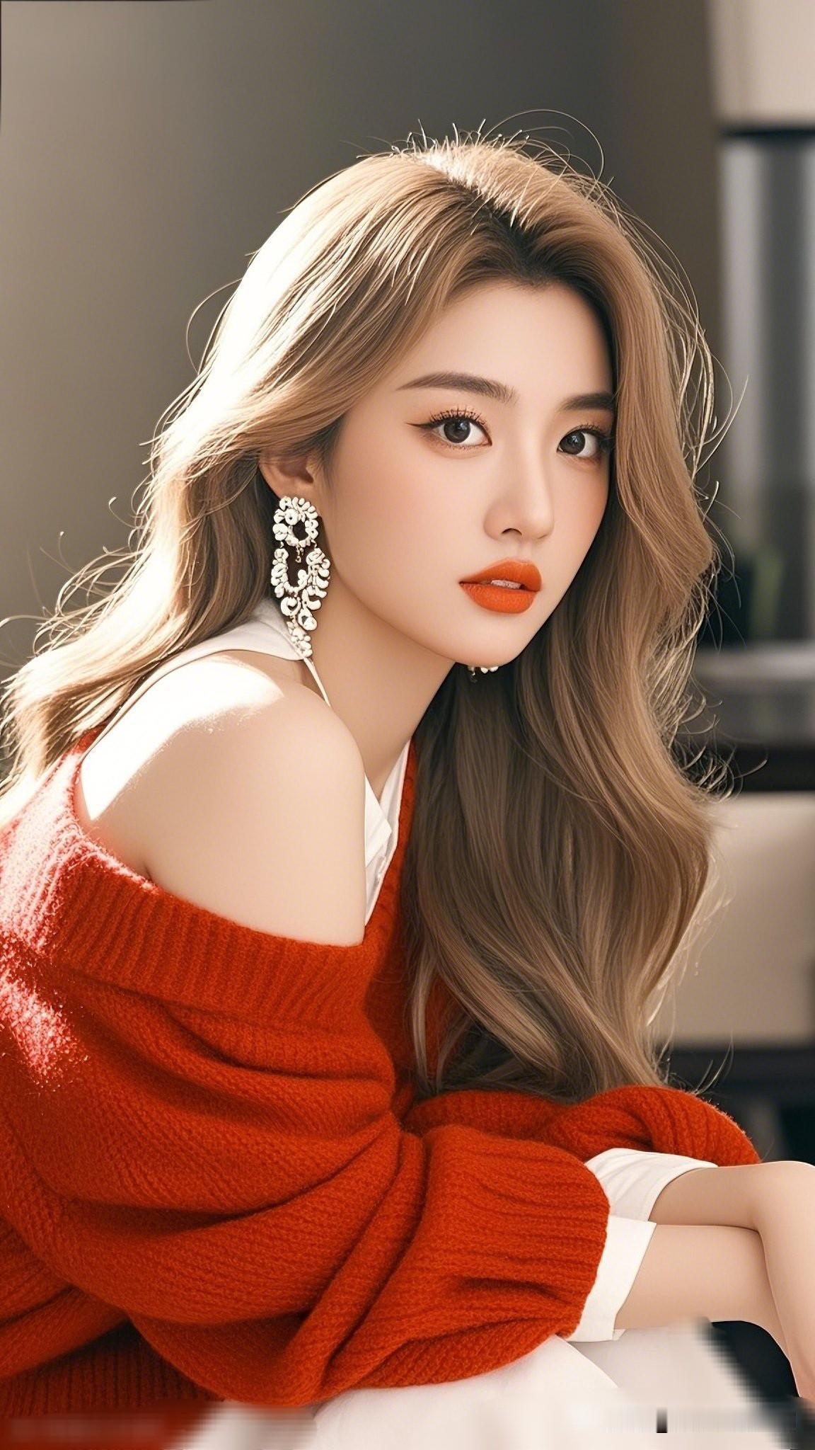 元气少女穿搭指南，暖心橙色毛衣，甜美又时尚！🌟💖什么样的女人容易被男人爱?