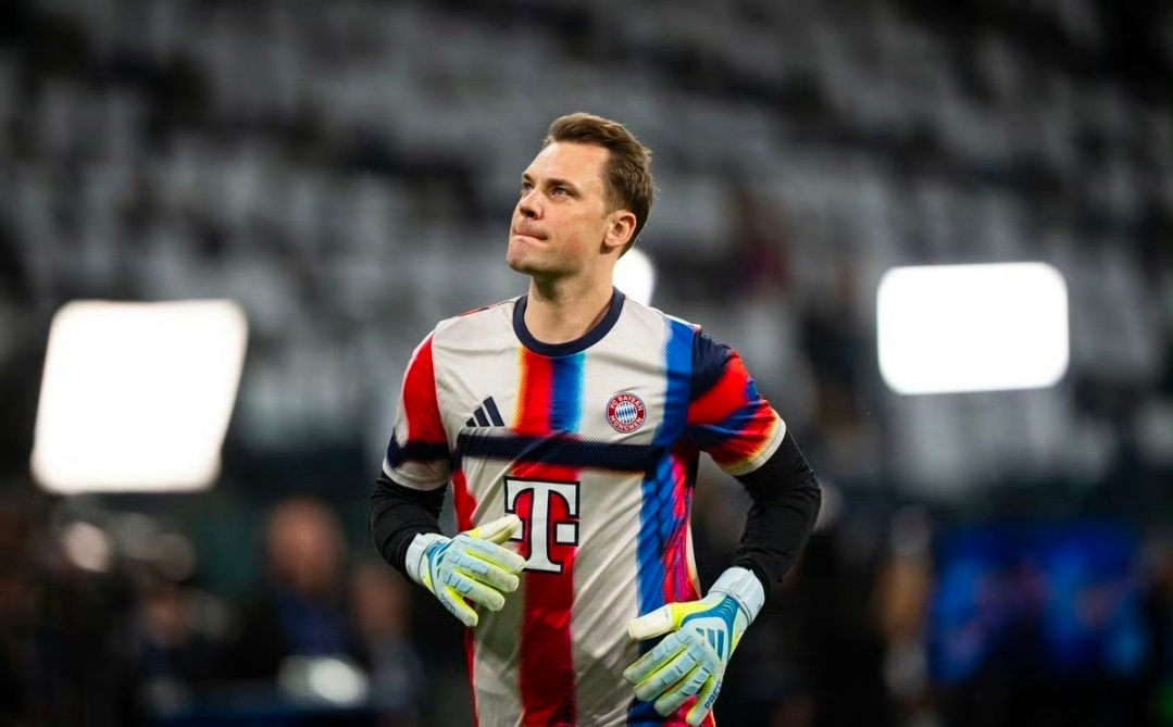 诺伊尔为单队首发出战136场欧冠，追平梅西历史仅次于卡西即将进行的欧冠1/4决赛