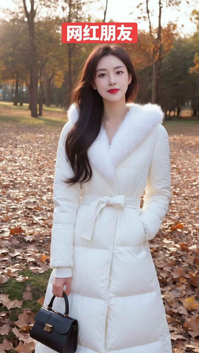 #AI秋意羽绒服写真   