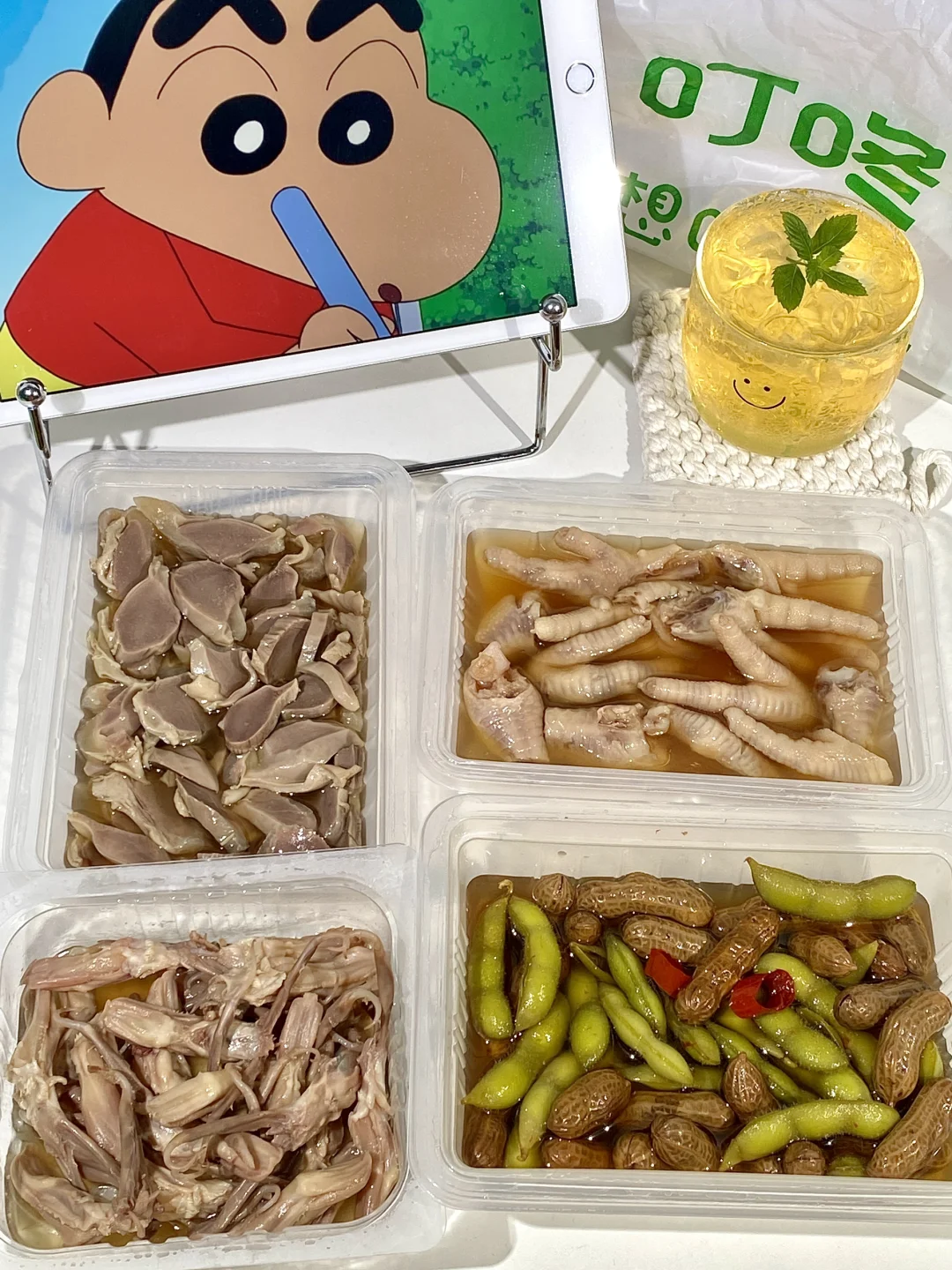 叮咚买菜的香糟卤味。。。能吃一夏天。。。