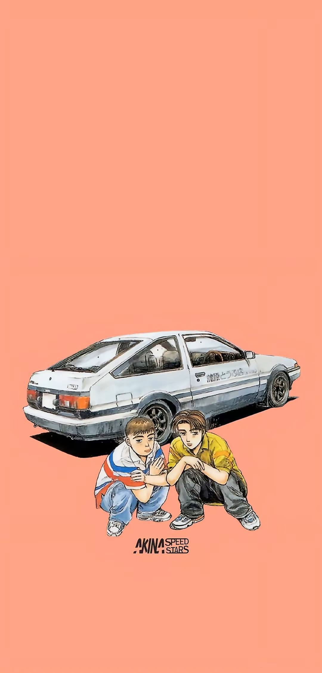 头文字D 插画 ​​​