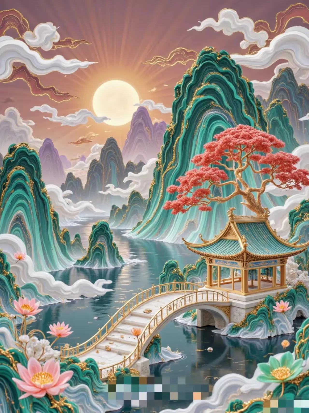 岁月不知何处去，
人生真要采灵芝。
横批：《争气》