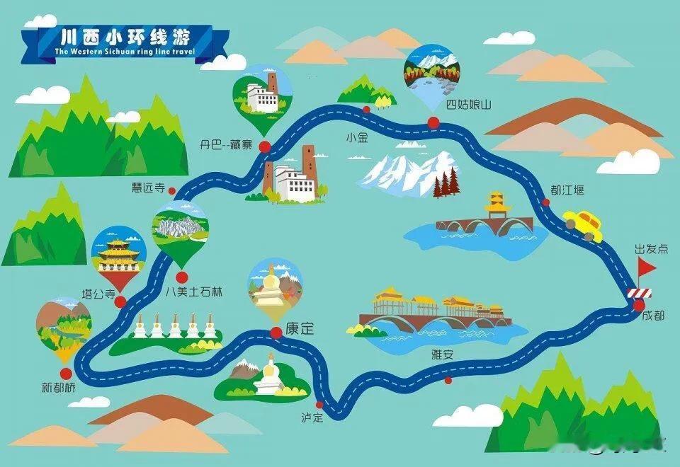 【旅行手帐】一条美丽的自驾川西小环线，我已经自驾了两次啦，第一次自驾部分地区我还