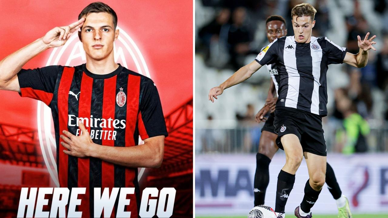 罗马诺消息，米兰签下贝尔格莱德游击前锋安德烈·科斯蒂奇达协议。
这名19岁的天才