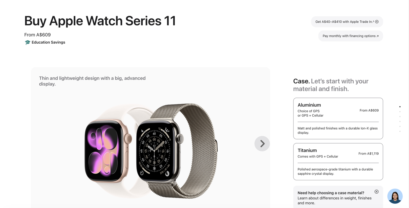【Apple 在澳大利亚、中国、日本等地的教育商店上架 Apple Watch】