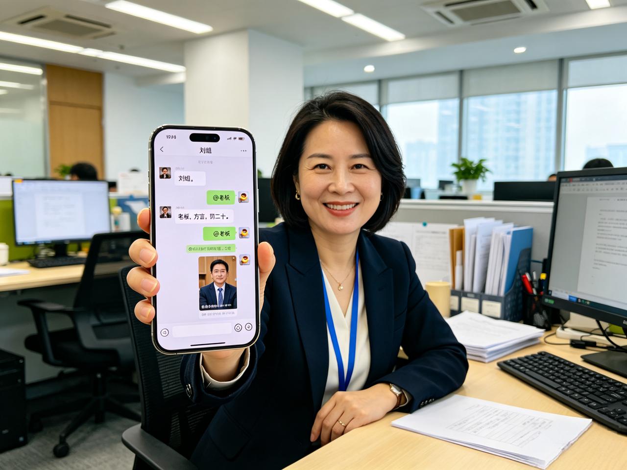 公司出了个新规定：上班时间不许用方言，发现一次罚二十。

消息是老板发的，他自己