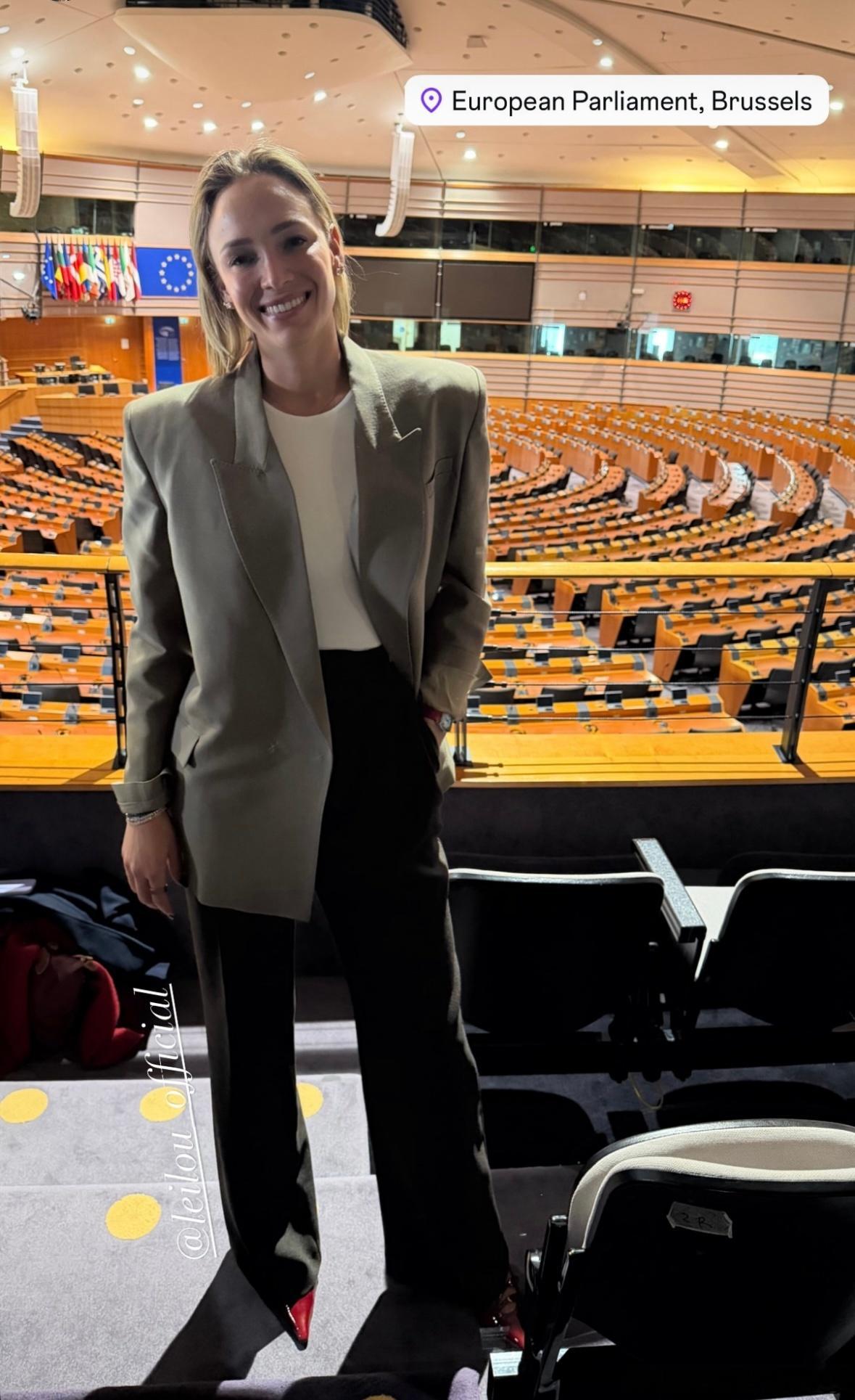 维基奇去到了比利时布鲁塞尔的欧洲议会European Parliament！wt