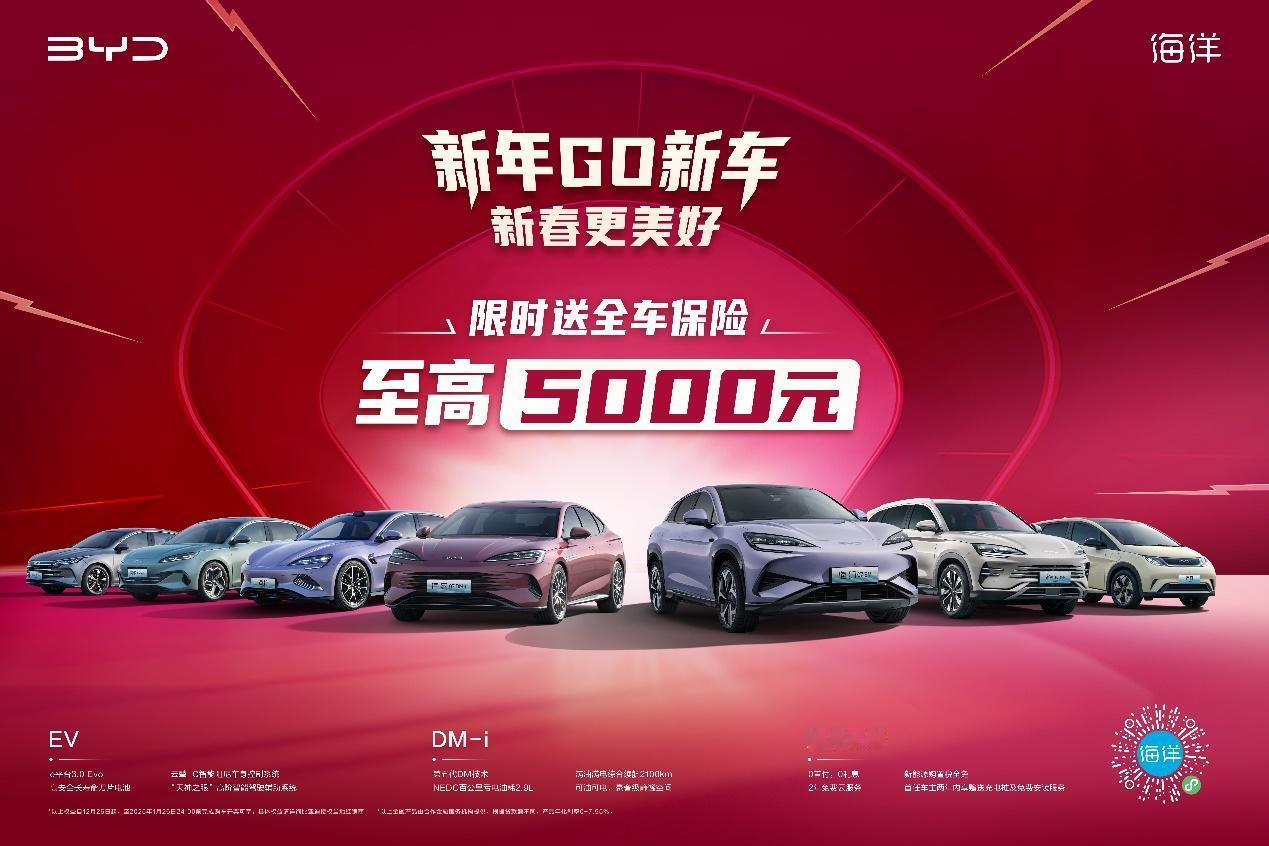 上个月想买车，姐夫说让我等等，说年底可能会有福利优惠，还真让我等到了。比亚迪海洋