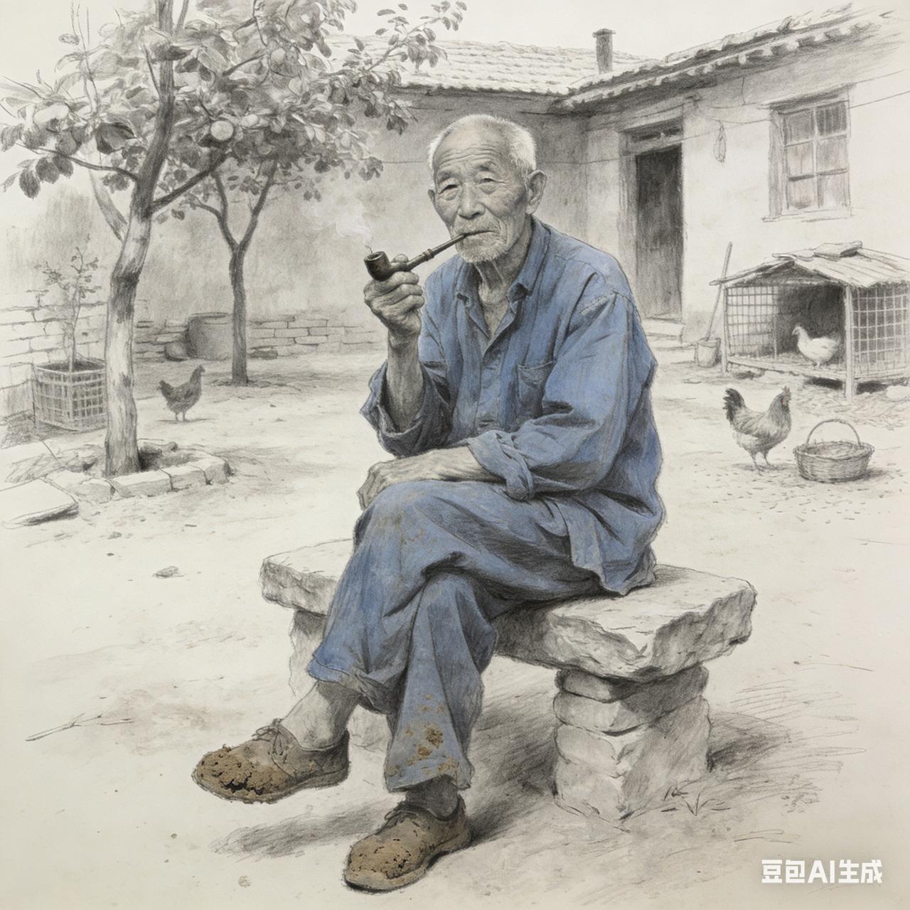 我岳父读书不多，但人特别聪明，教孩子也很有一套。他有一儿五女，个个品性端正，从来