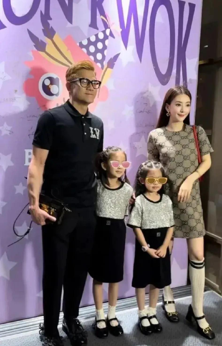 郭富城，是大家公认的帅哥
他的老婆方媛，也是大家公认的美女
帅哥美女生出来的孩子