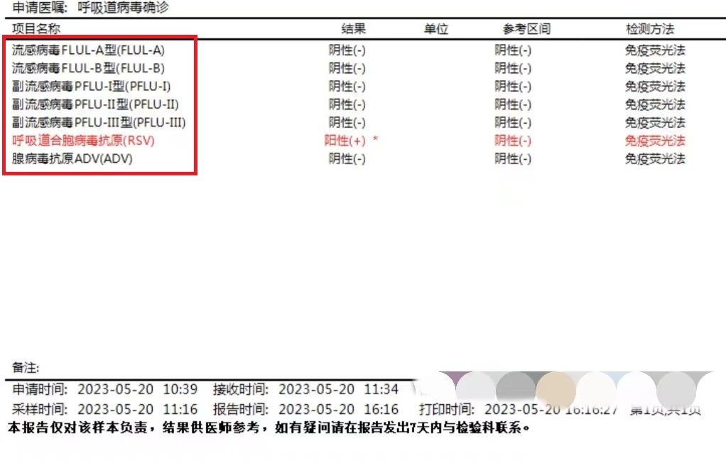 #1.5小时内一次性检测6种呼吸道病毒# 深圳睿睿妈妈：我们这里可以鼻拭子一次查