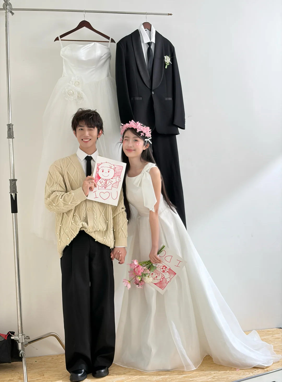 我们的韩系婚纱照