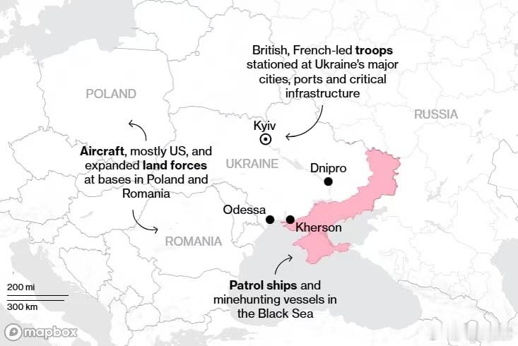 俄乌冲突 乌克兰的维和部队将不仅包括地面部队,还包括盟国的空军和舰队。英国和法国