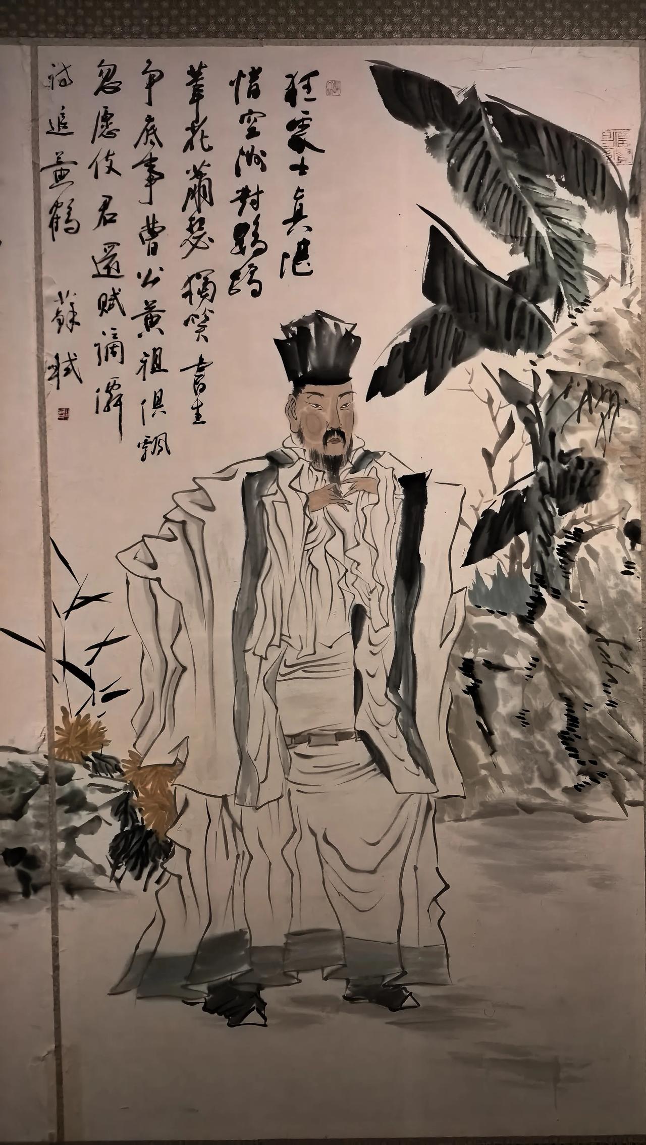 在武汉市博物馆，有一处展览着历史文化名人对武汉的记述，居然看到了苏轼的一首词，准