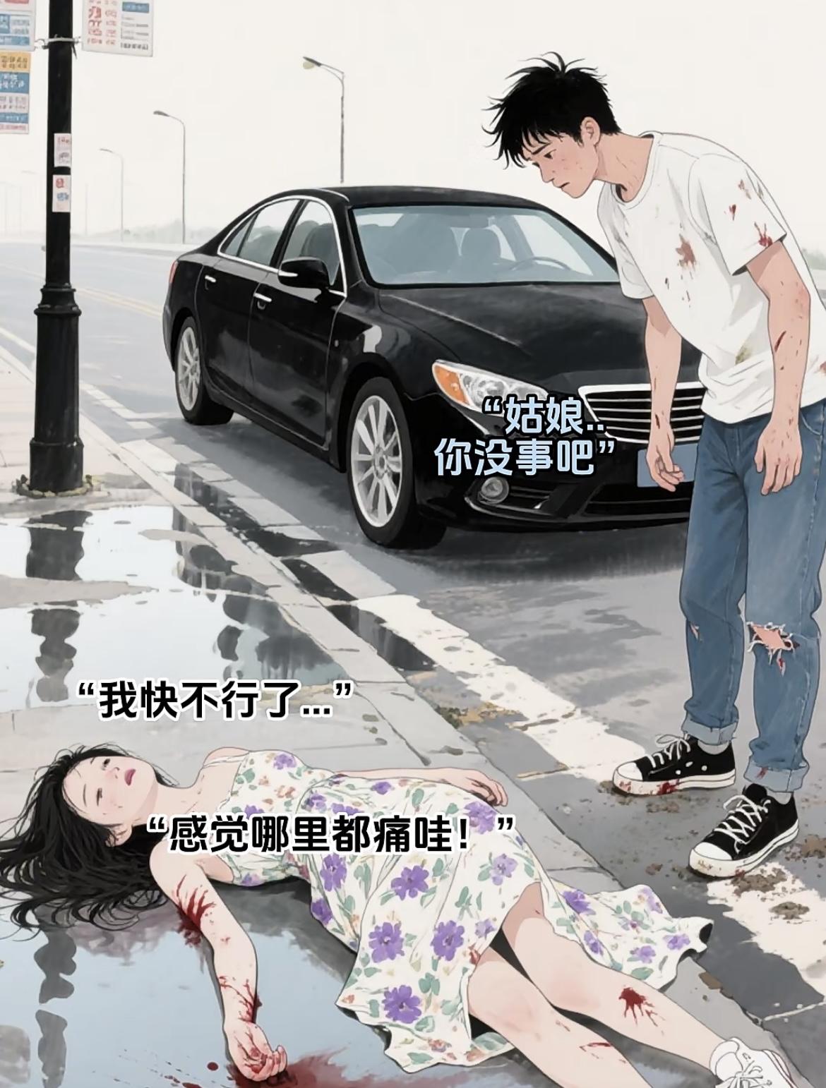 “车祸撞人事件”[酷拽][石化][惊呆]