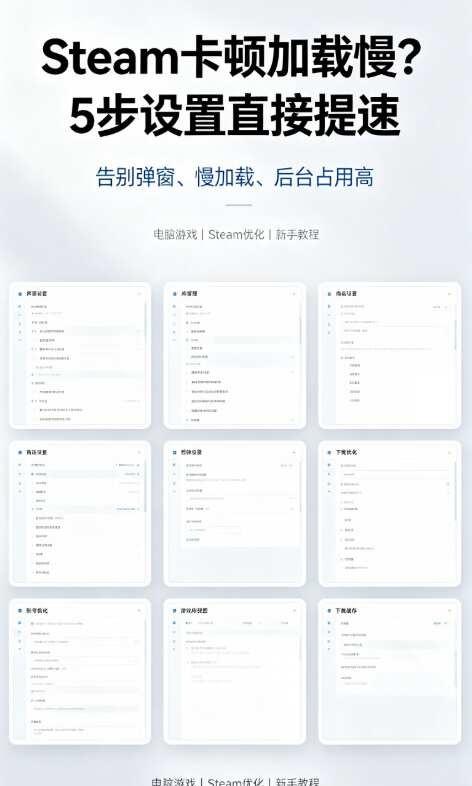 Steam怎样设置更好用？新老司机必看设置优
酷暑假期不用出门，宅家泡 Stea