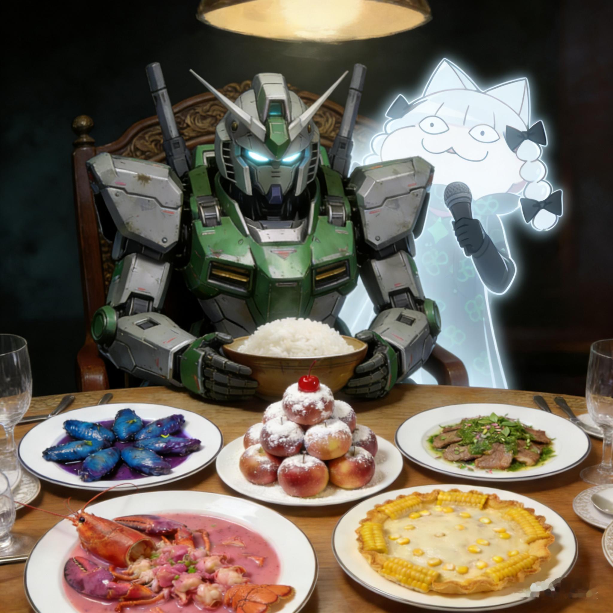 人民日报评美国斩杀线主菜：蓝色可乐鸡翅，薄荷罗勒酱烧肉，火龙果汁炖龙虾甜点：摆成