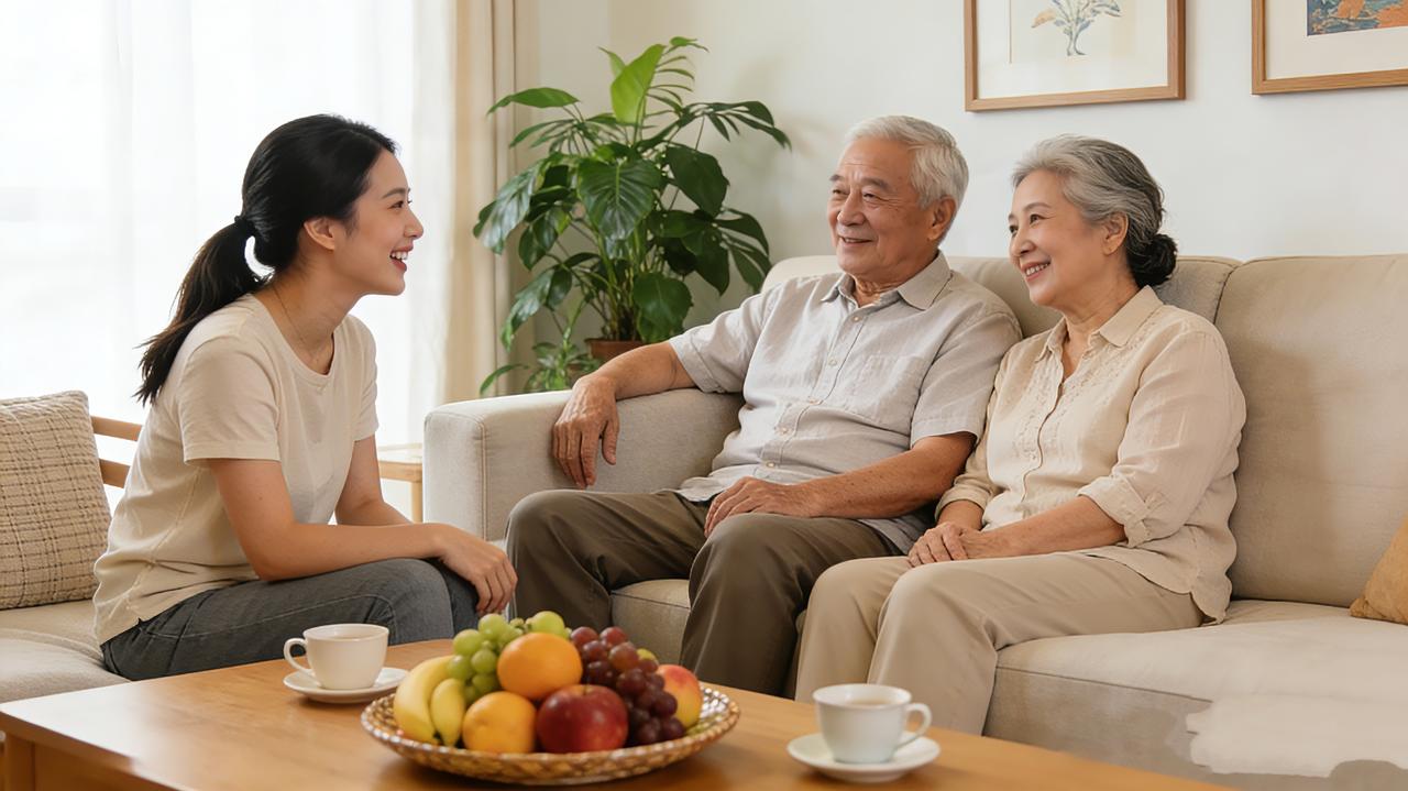 标题：父母老去，陪伴与金钱缺一不可

时光匆匆，曾经为我们遮风挡雨的父母，在岁月