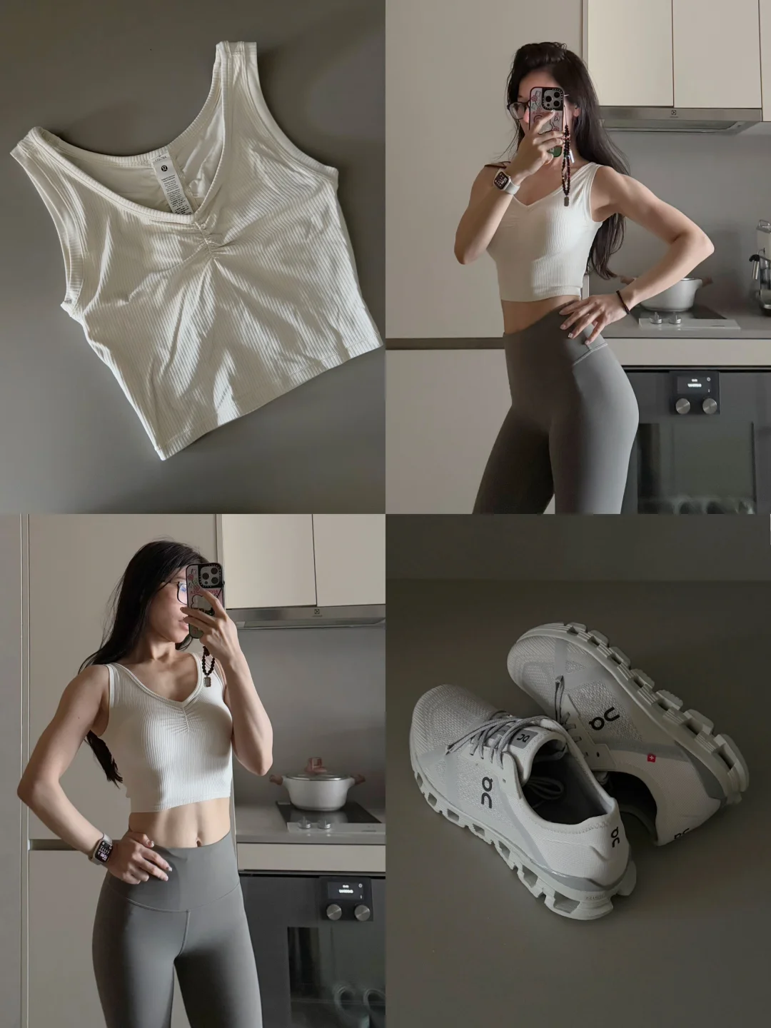 健身的OOTD/灰色调真穿不腻👍🤍