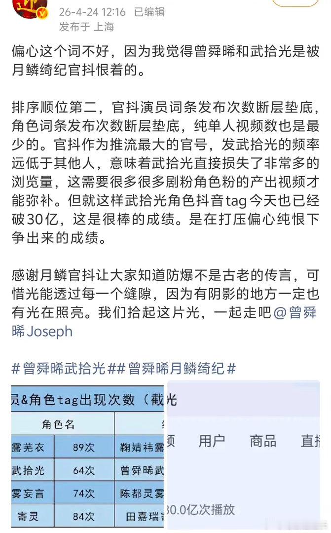 曾舜曦是不是又被防爆了