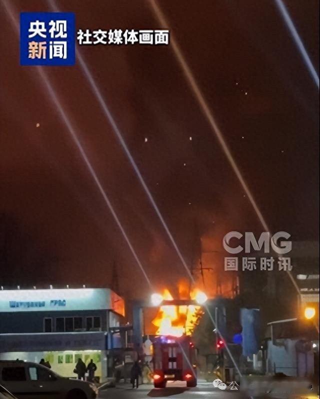 11月23日清晨，莫斯科郊外的沙图拉热电站突发意外——乌克兰无人机突破拦截，径直