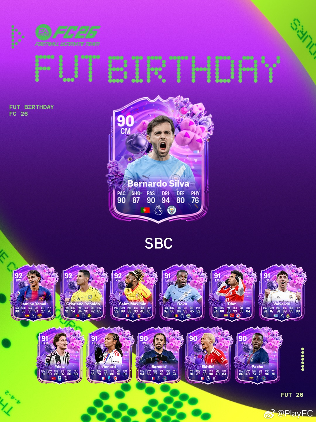 3月12日【新增 SBC】共 2 个：1. 88+ 活动混合球员 3 选 1｜3