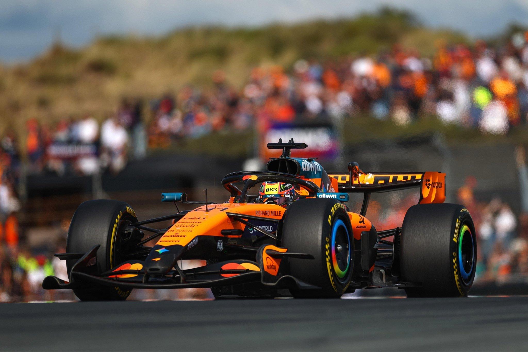 看起来很棒 🙌冲刺排位赛Q2：奥斯卡P，兰多P2McLaren｜2026F1荷