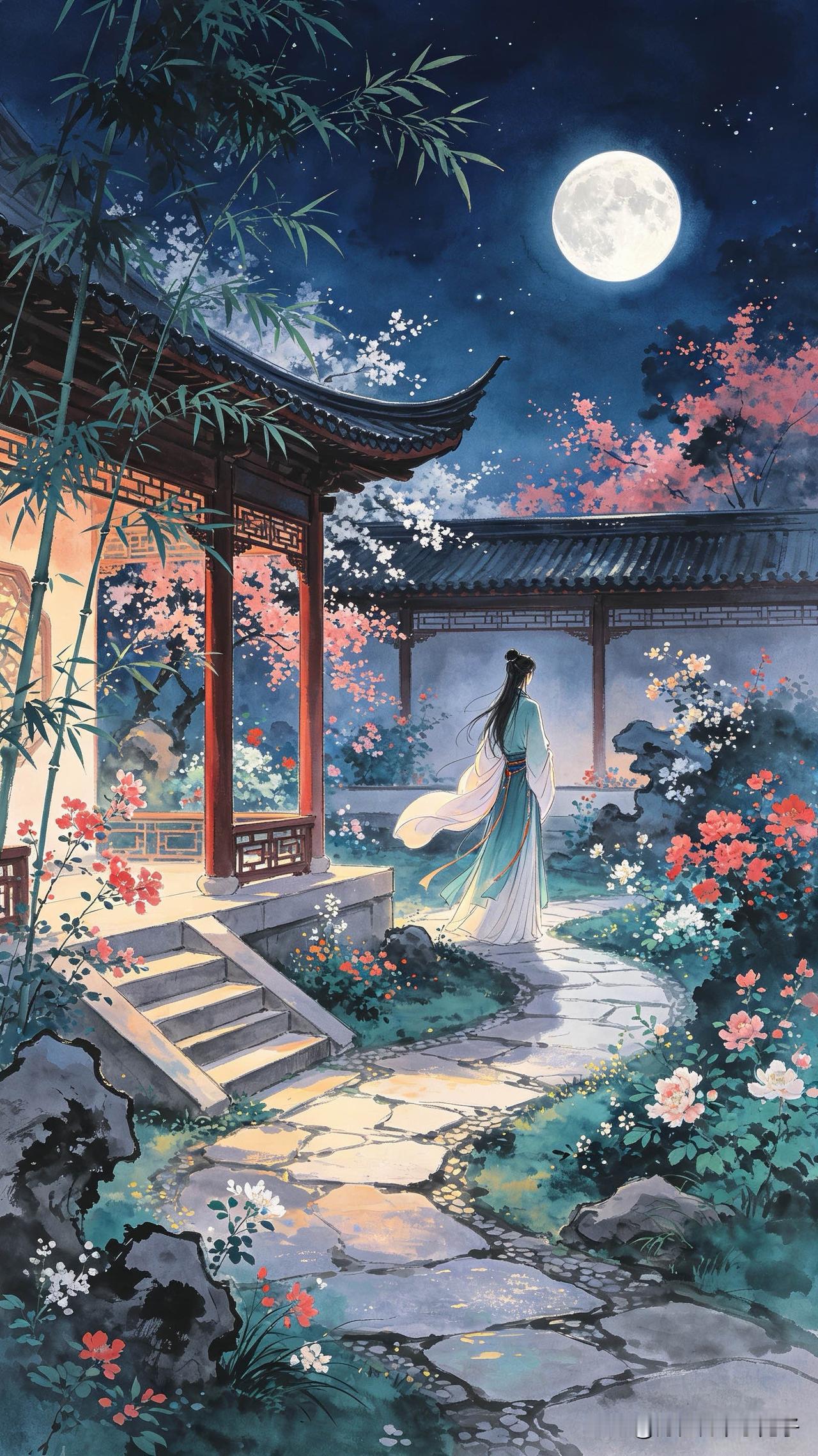 炉寒篆冷夜沉沉，
醉里犹能绕径寻。
明月不知人已去，
       
…………请
