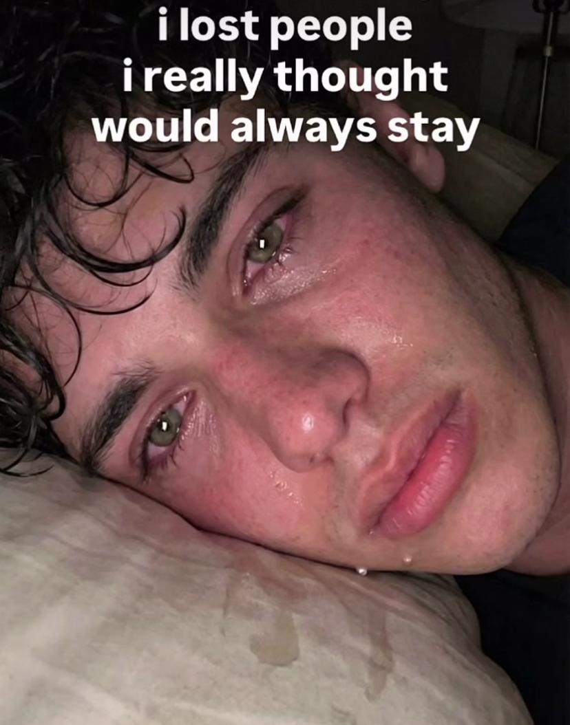 哭得太好看了，适合做演员。