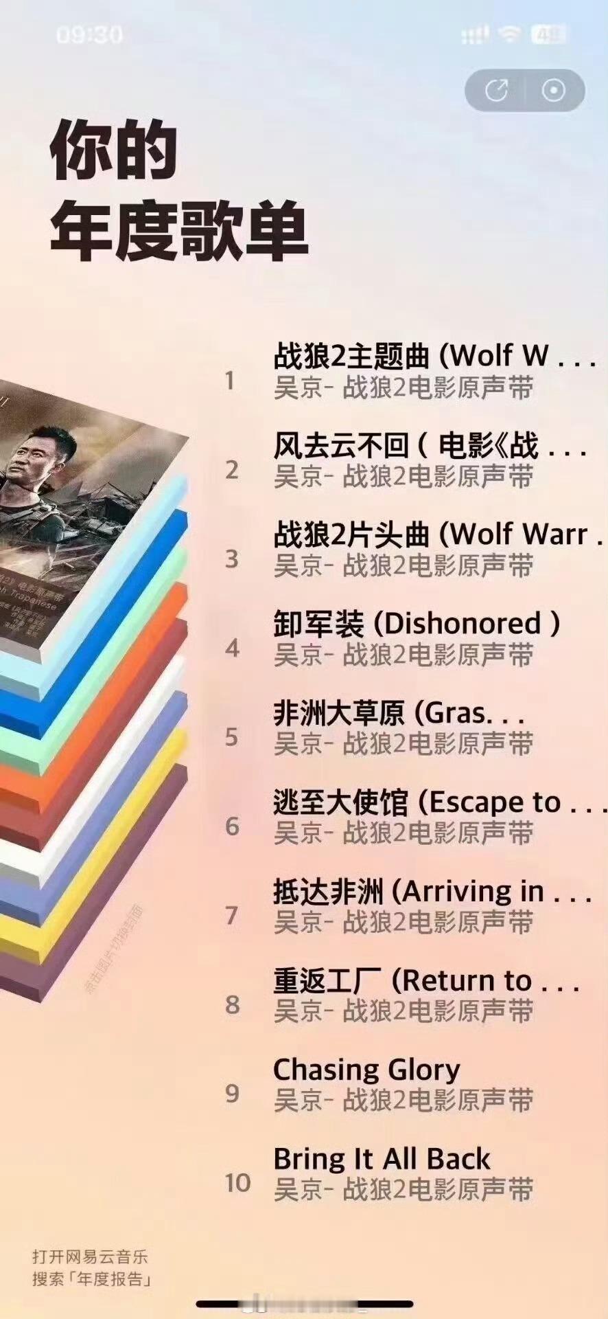 我的年度歌单 