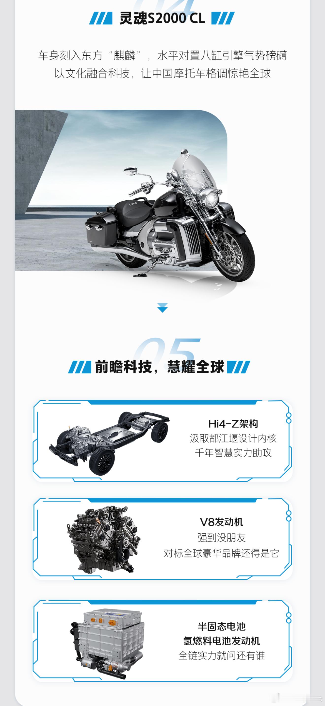 长城去参加26年的CES，感觉老美应该会很喜欢这几个，比如8缸大摩托（水平对置H