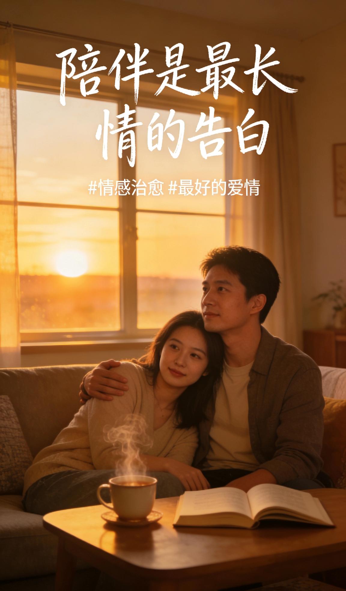 后来才明白，最好的感情，从来不是轰轰烈烈的誓言，而是细水长流的陪伴。不用每天缠绵