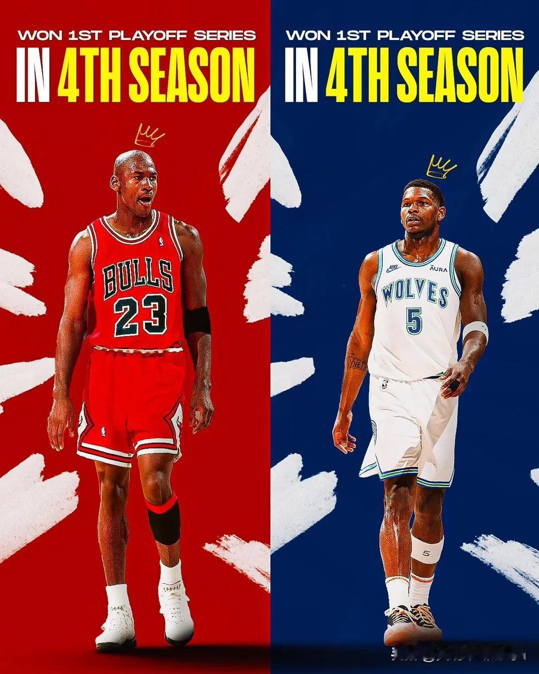 如果您需要更多证据证明安东尼·爱德华兹是迈克尔·乔丹的私生子🫣

'88 乔丹