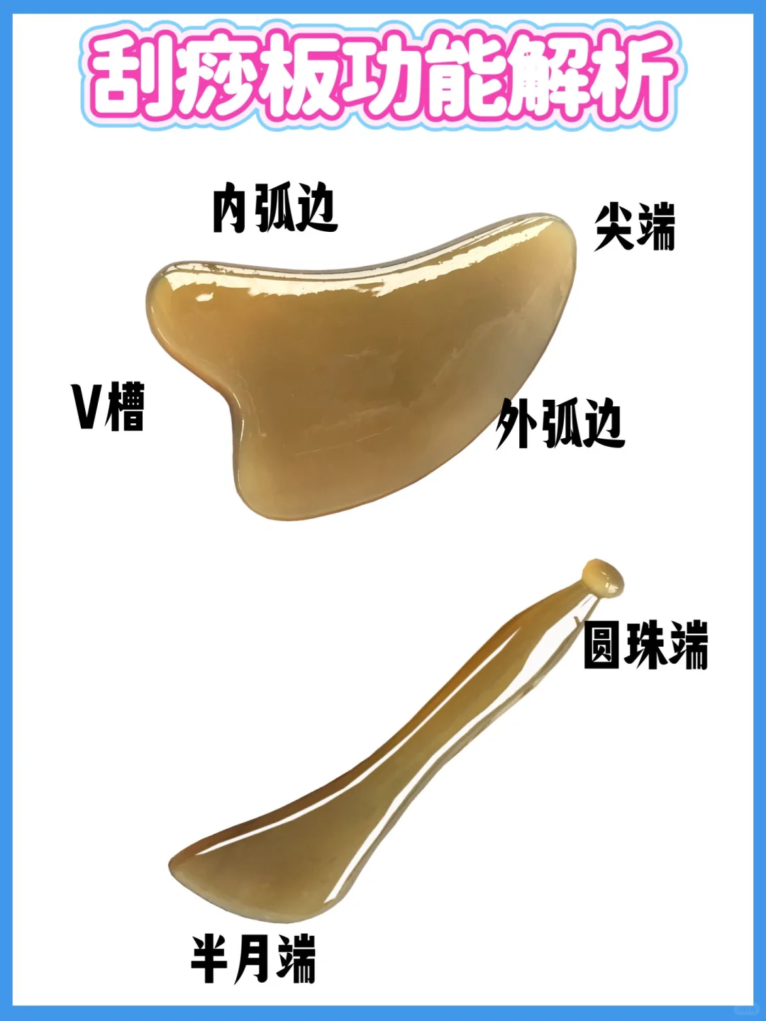刮痧板使用部位解析汇总，如何辨别真假？