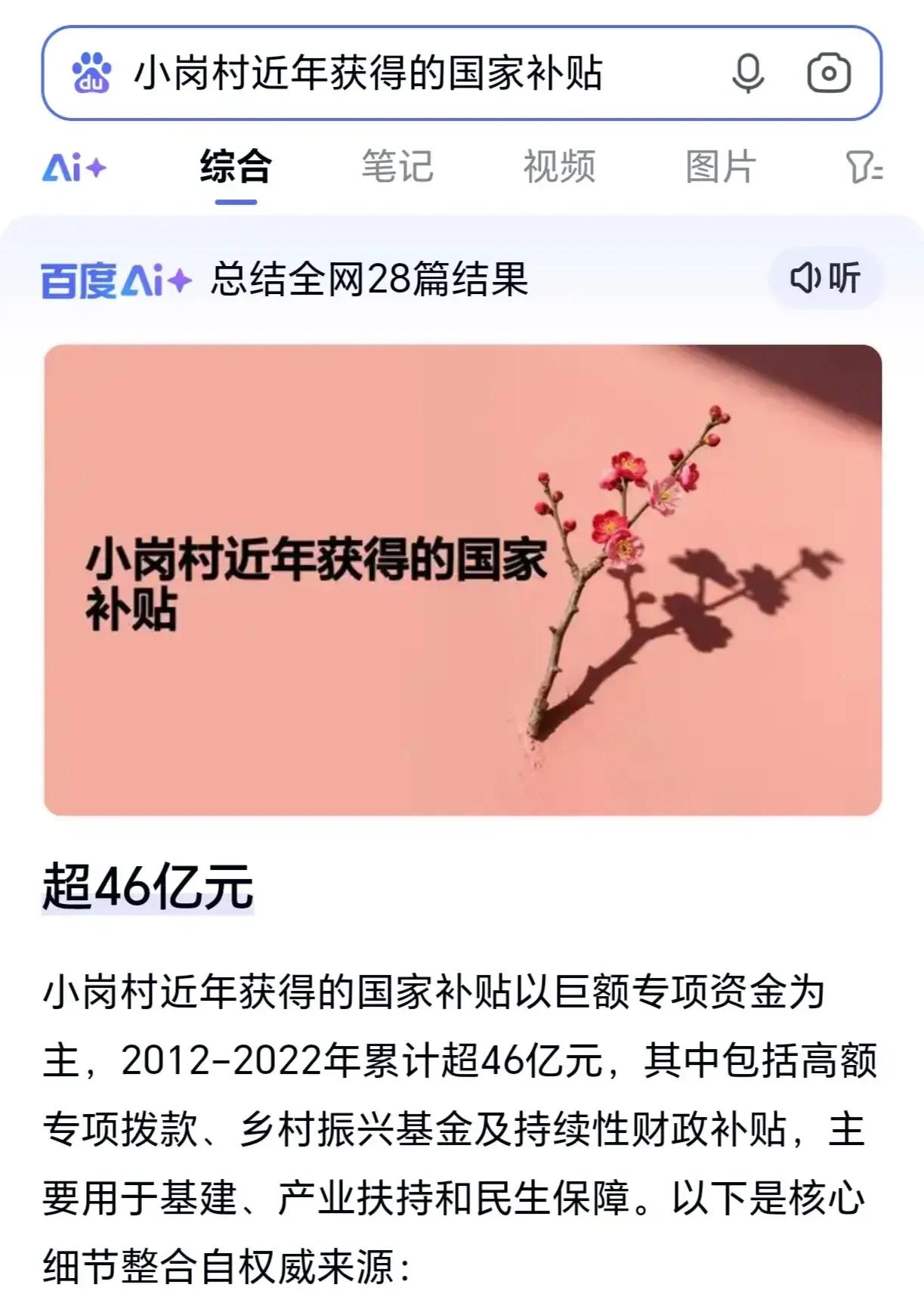 近年来，安徽省凤阳县小岗村乘国家大力建设新农村的东风，加大投入进行了多项建设，小